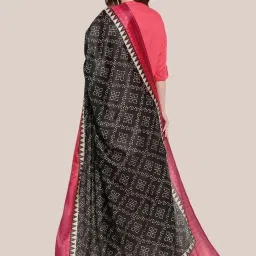 Dupatta Bazaar Black Printed Dupatta image 2