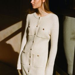 H&M Pocket-Front Knitted Dress-image-53