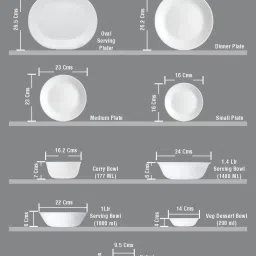 Corelle Livingware 12 Pc Basic, Mini, Starter Breakfast Set Versa Bowl - Red Trellis image 3