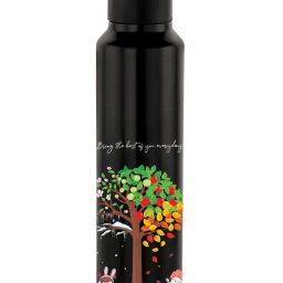 Nirlon Black Stainless Steel Others UV_Classic Flip I am The Best 1000ml-18