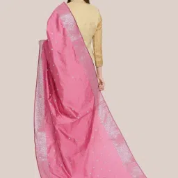 Dupatta Bazaar Onion Pink Woven Pattern Dupatta image 2