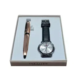 Sheaffer PRELUDE  A 9145 Brushed Copper-Tone with PVD-Plated Trim & Black Ball Pen with Wrist Watch , WP28034-picture-33