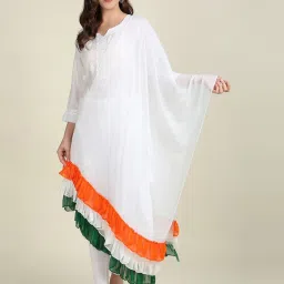 Dupatta Bazaar White Dupatta image 1