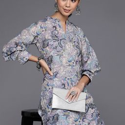 Varanga Women Paisley Printed Regular Kurta With Trousers-picture-28