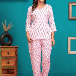 KPF Women Printed Night suit-picture-28