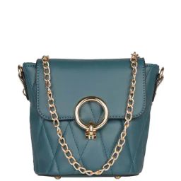 Sugarush Dulce Blue Quilted Medium Handbag-28