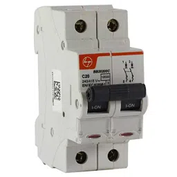 L&T [ Lauritz Knudsen ] 40 Amp 2 Pole MCB BB20400C (Pack of 6)-14