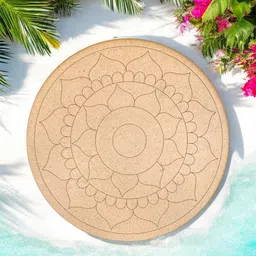 BS AMOR Set Of 2 Wood Mandala Art Board-55