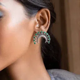 Shaya 92.5 Sterling Silver Owning My Determined Hustle Earrings-image-30