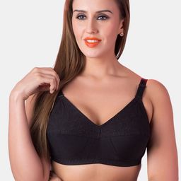 Souminie Non Padded Pure Cotton Seamed Full Coverage Bra All Day Comfort-picture-13