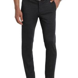 Turtle Black Ultra Slim Fit Trousers-picture-14