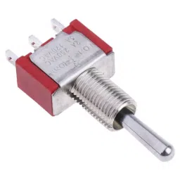 RS PRO Toggle Switch Panel Mount On-Off-(On) SPDT Solder Terminal, 7347145P-12