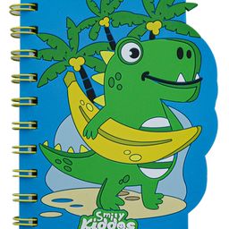 Smily Kiddos Spiral Notebook Beach Dino Theme - 80 Pages-98