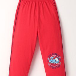 Tango Single Jersey Full Length Pant Car Print - Red-picture-21