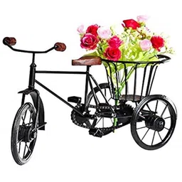 Desi Karigar Wrought iron Handicraft Rickshaw Showpiece Home & Decor Vases-picture-40
