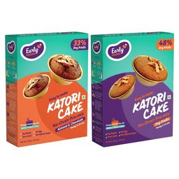 Early Foods Almond Choco & Dry Fruits Katori Cake Mix Pack of 2, 300g Each-image-30