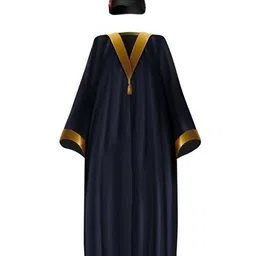 RAJ FANCY DRESSES Full Sleeves Convocation Theme Costume Set - Black-picture-20