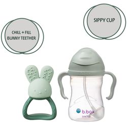 B.Box Sippy Cup with Chill Fill Teether - Baby Feeding & Teething Combo-image-78