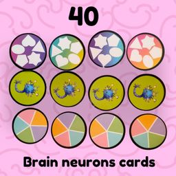 EDUSTAR Brain Power Game - Challenging Memory Game for Kids - Multicolor image 3