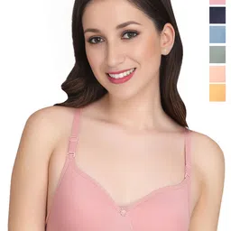 Liigne Women Pack Of 6 Bra Full Coverage Lightly Padded-picture-9