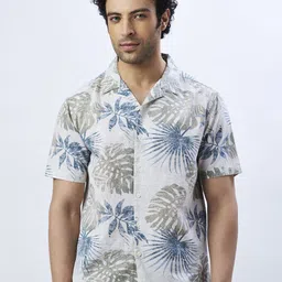 VALEN CLUB Men Relaxed Floral Opaque Printed Casual Shirt-picture-17