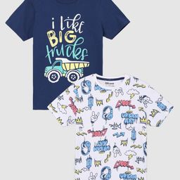 Fame Forever by Lifestyle Boys Pack of 2 Printed T-shirts-picture-38
