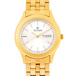 Titan Men White Dial Watch NH1648YM04-14