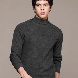The Roadster Life Co. Turtle Neck Cable Knit Pullover Sweater-image-81