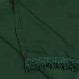 Dupatta Bazaar Bottle Green Dupatta image 5