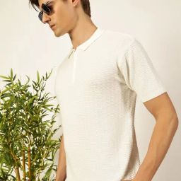 Thomas Scott White Regular fit Self T-Shirts-picture-27