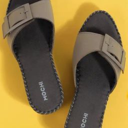 Mochi Women Grey Slides-image-29