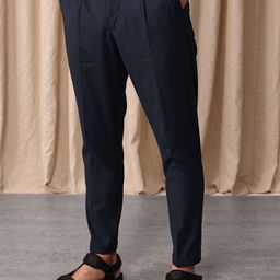 Mr Bowerbird Men Tailored Fit Vintage Pleated Trousers-picture-14