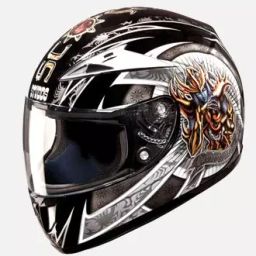Studds N4 Black Xtra Large (600 mm) Full Face Helmet, Scorpion D1 Decor-image-45