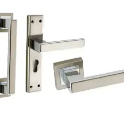 Quba Q 410 254 mm(10 Inch) Zinc Alloy SS and CP Finish Door Handle Combo set-image-95