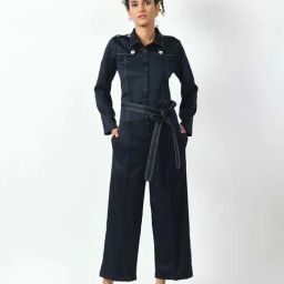 Office & You Black Plain Jumpsuit-image-68