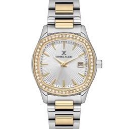 Daniel Klein Women Embellished Dial & Stainless Steel Bracelet Style Straps Analogue Watch DK.1.13866-3-52