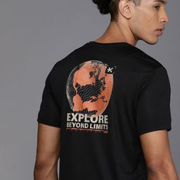 HRX by Hrithik Roshan Printed Rapid-Dry Training or Gym T-shirt-image-86
