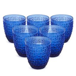 Home4U Calcite Blue Drinking Glasses (300 ml) - Set of 6-image-95