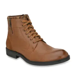 Delize Men's Tan Biker Boots-image-89