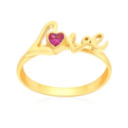Malabar Gold and Diamonds 22k Gold Heart Ring for Women-image-74