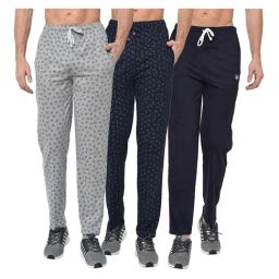 Vimal Jonney Multicolor Cotton Trackpants - Pack of 3-picture-28