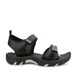 Campus Men's Black Floater Sandals-image-58