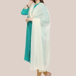 Dupatta Bazaar Cream Cotton Dupatta image 3