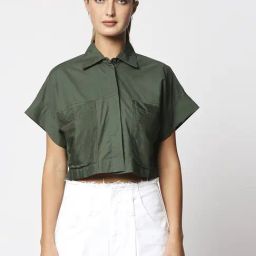 Remanika Green Pure Cotton Shirt-image-15