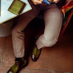 Saint G Men's Agostino Olive Chelsea Boots-image-13