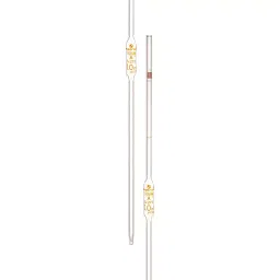 Supertek 6 ml Class A Volumetric Pipette with Calibration Certificate, 77.301.0006IS (Pack of 10) image 1