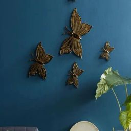 The Artment Multicolor Aluminium Beauty of Butterfly Wall Decor-image-12