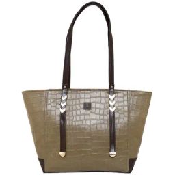 Esbeda Olive Textured Large Tote Handbag-image-12