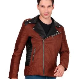Leather Retail Brown Other Regular Fit Jackets-picture-11