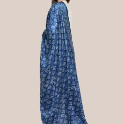 Dupatta Bazaar Blue Printed Dupatta image 2